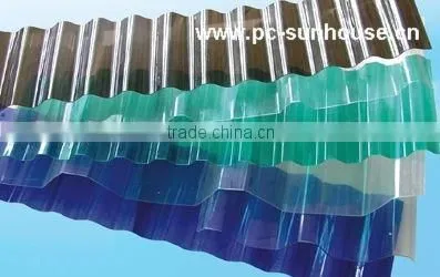 Polycarbonate Corrugated Sheet PC Roof Sheet