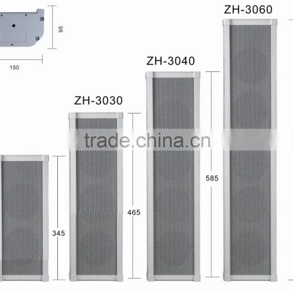 ZH-30 Series 20-60W Waterproof PA Column Speaker photo-3