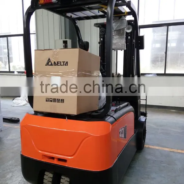 2 Ton Three Wheel Full Electric Forklift With Charger With Battery photo-2