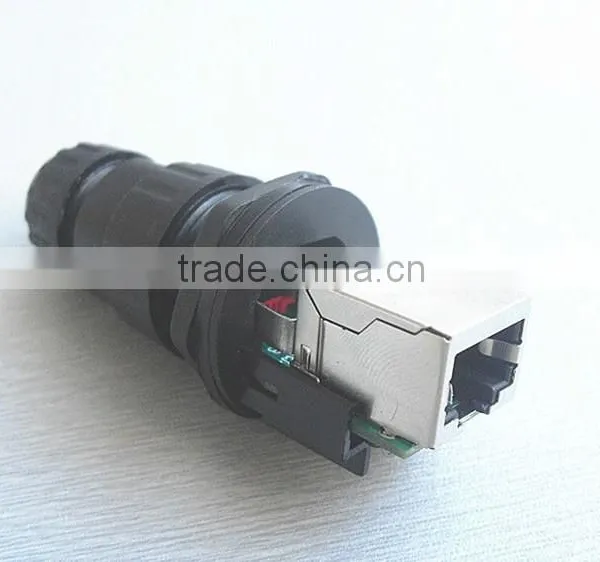 8P8C Quality Field Installable Panel Mounting RJ45 Connector photo-3