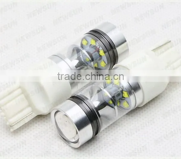 15SMD C Ree XBD T20 Singal Contact LED Bulbs For Front / Rear Turn Signal Lights 12V White Auto Parking Car Drl Fog Light photo-2