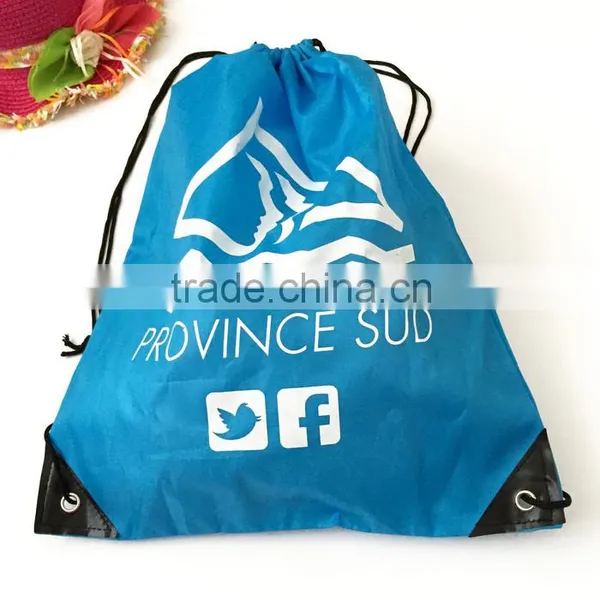Reusable Printed Drawstring Backpacks Customized Drawstring Bag Drawstring Backpacks Cheap photo-3