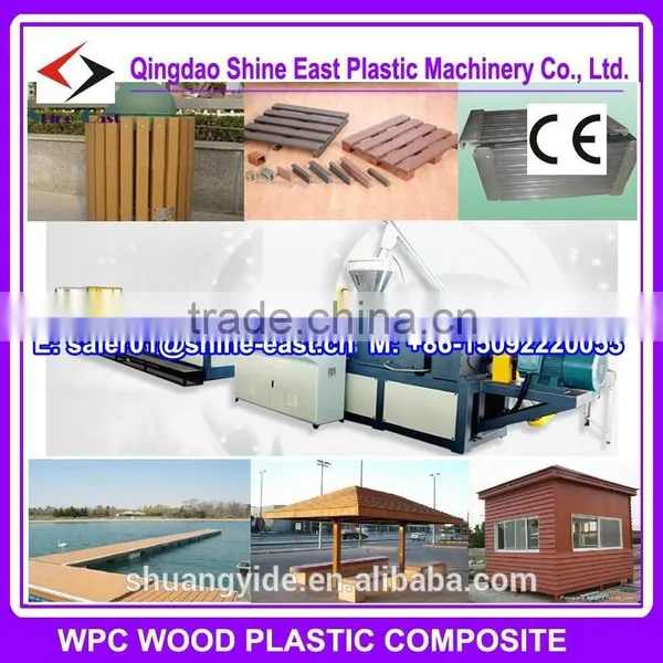 High Speed and Hot Sell Wood Plastic Production Line Machine