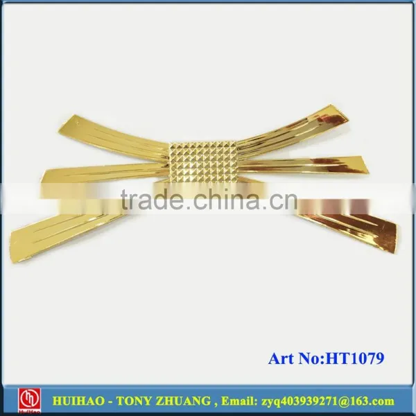 Gold Color TPU Plating Shoes Clip Decorative Chain (HT1104A) photo-5