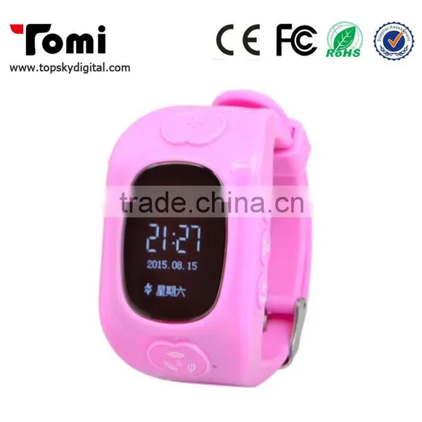 Child Wrist Watch Phone Position Monitoring Kids Gsm Gps Tracker Watch photo-3