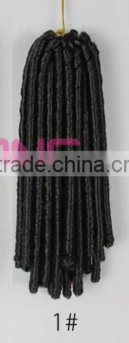 Soft Dreadlock Hairs Hair Piece in Bulk for Black People photo-2