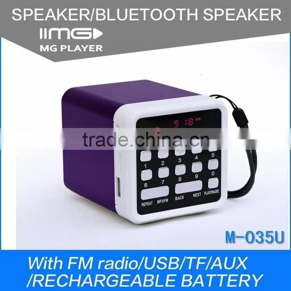Telescope Mini Speaker Hot Sale in Indonesia USB Mini Radio M-035U
