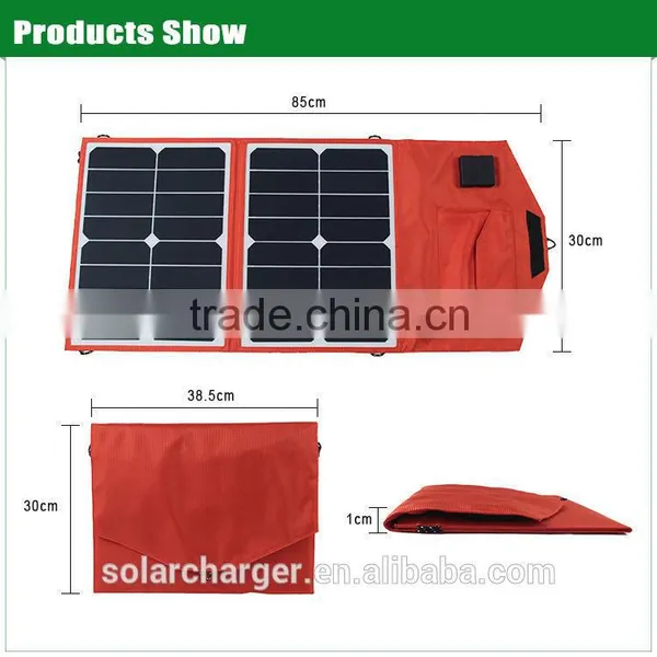 30W Portable Universal Foldable Solar Cell Phone Charger for Laptop and Mobile Phone photo-4