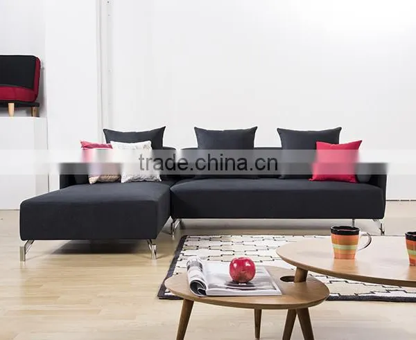 Living Room Modern Fabric Sofa Set photo-2