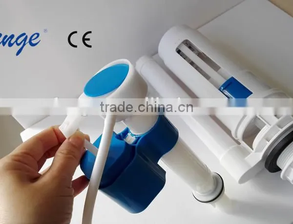 Cistern Fitting Mechanisms Dual Push Button Flush Valve Adjustable Fill Valve photo-2