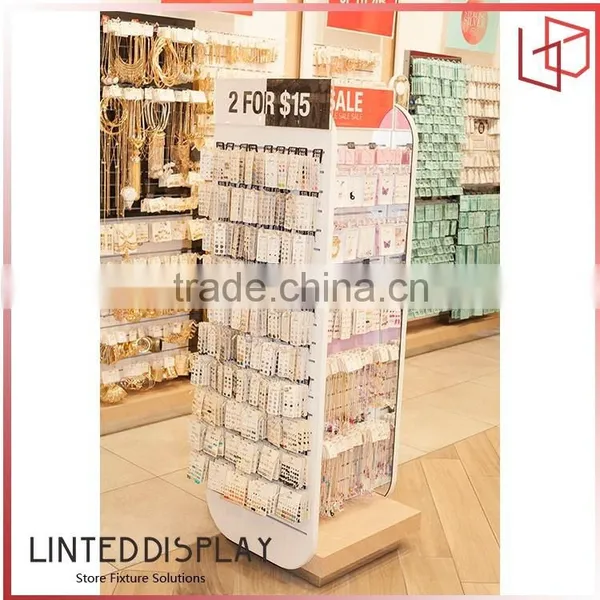 Shop Elegant Freestanding Rotating Ornament Display/hanging Ornament Display/slatwall Wood Display Stand for photo-2