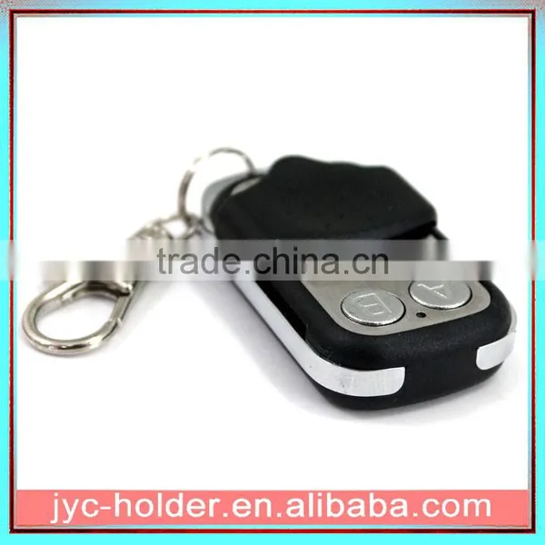 Two button remote control sliding cover