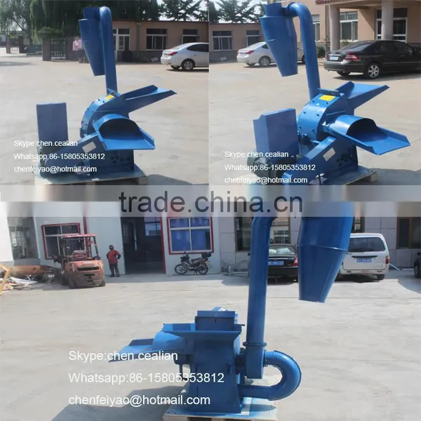 Electric Cob Straw Rice Husk Peanut Shell Wheat Stalk Hammer Mill Coconut Crusher Machine With CE photo-4