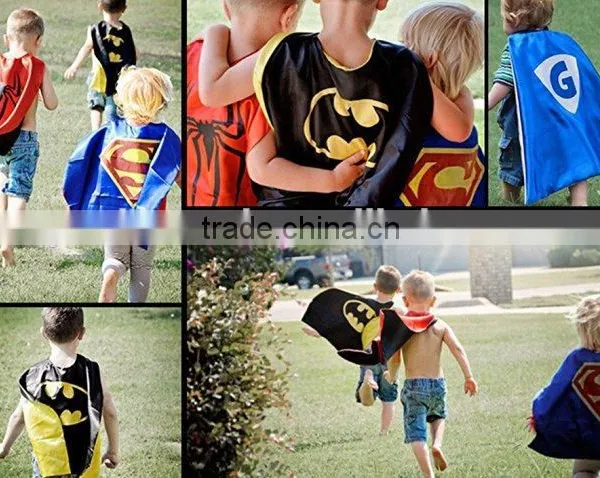 With BONUS Superhero Dress Up Costumes 6 Satin Capes and 6 Felt Masks - Superhero Party photo-3