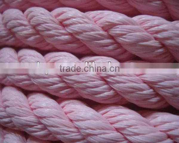4 Strands Twisted 26mm PE Plastic Rope for Shipping and Fishery photo-5