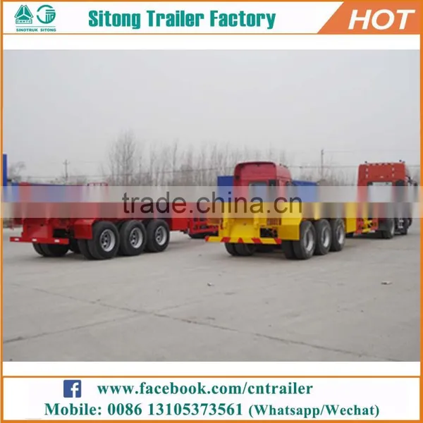 Wholesale Container Transportation Semi-trailer Customized 20ft Shipping Container Trailer photo-5