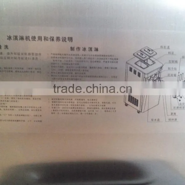 Counter Top Commercial 3-flavor Ice Cream Machine BQL-839T TEL: 0086-13632272289 photo-4