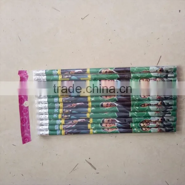 Black Lead Wholesale Wooden Pencil With Eraser photo-6