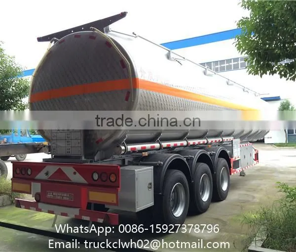 45m3 50m3 Oil Tank Semi Trailer Aluminum Tanker Trailer photo-4