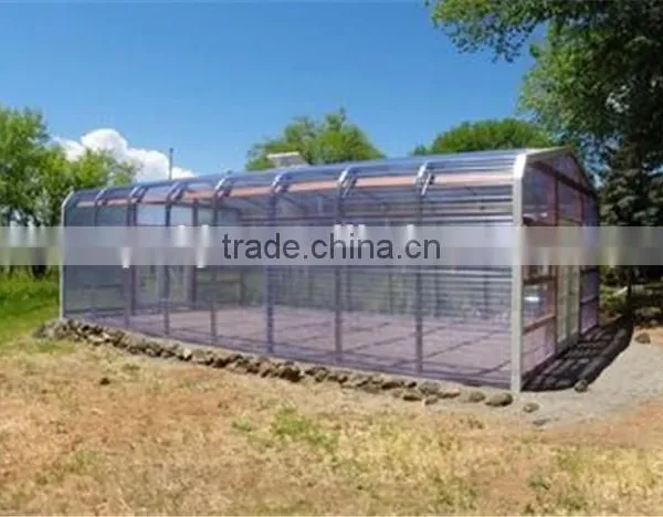 Large Steel/Aluminum Garden Greenhouse With Glass/pc Cover photo-3