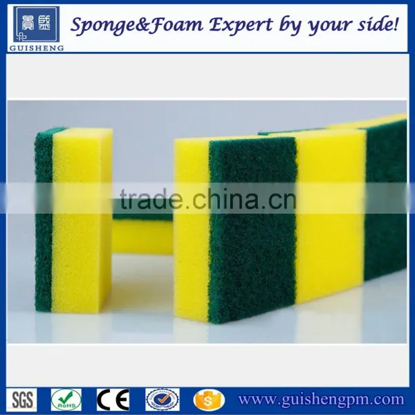 China Factory Wholesale Cleaning Sponge With Scouring Pad for Kitchen photo-5