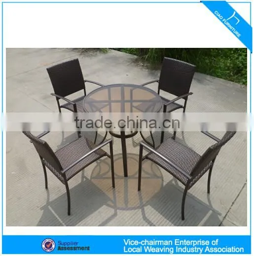 Elegant Garden Aluminum Dining Table and Rattan Chair (CF720T) photo-2
