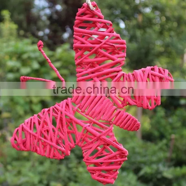 Wicker Hanging Decoration Xmas Christmas Hanging Decoration/xmas Door Ornament photo-5