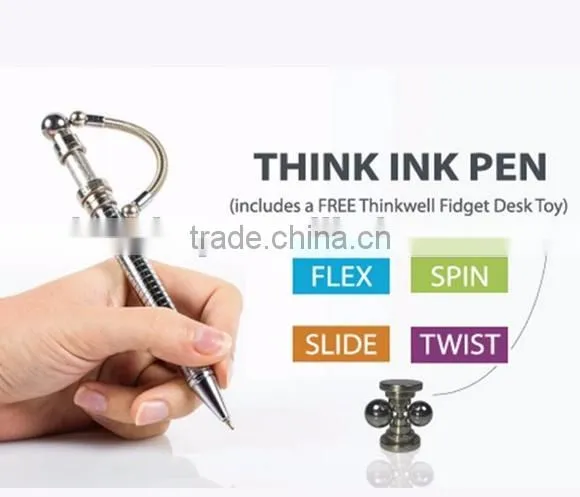 Cheap Factory Wholesale Think Ink Pen, Pressure Release Toy Magnetic Metal Fidget Pen photo-5