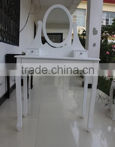 Bedroom Wooden Make-up Dressing Table Set, Home Furniture Wooden Dresser, Make up Table photo-2
