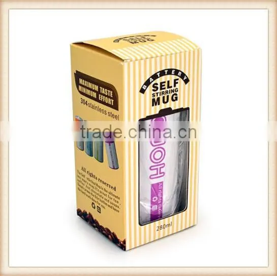 New Battery 10oz Auto Mixing Travel Coffee Cup Stainless Lazy Self Stirring Mugs photo-6