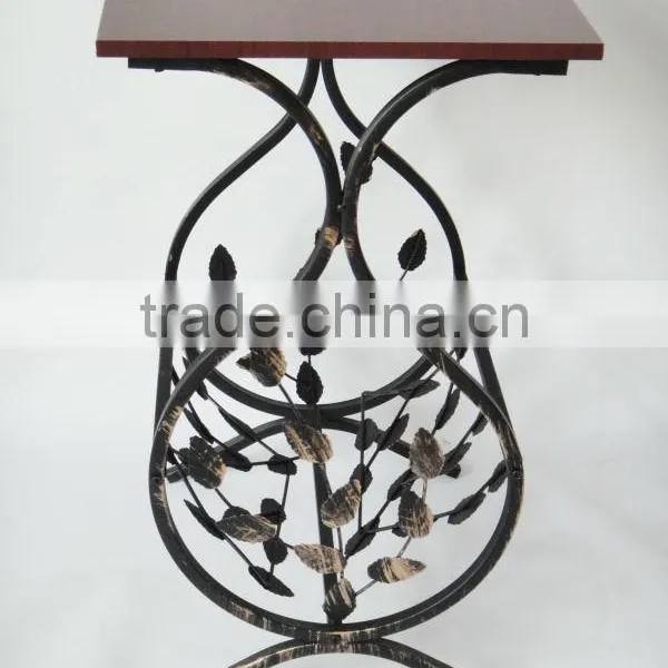 2014 New Living Room Metal Frame Magazine Storage Table Sofa Side Table photo-3