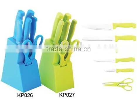 Plastic Handle Stainless Steel Knife Set photo-3