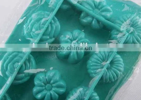 Rectangular Flower Design Silicone Ice Cube Mold/ Ice Cube Tray photo-3