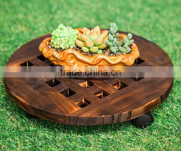 Burning Wood Flower-stand Restoring Ancient Ways photo-4
