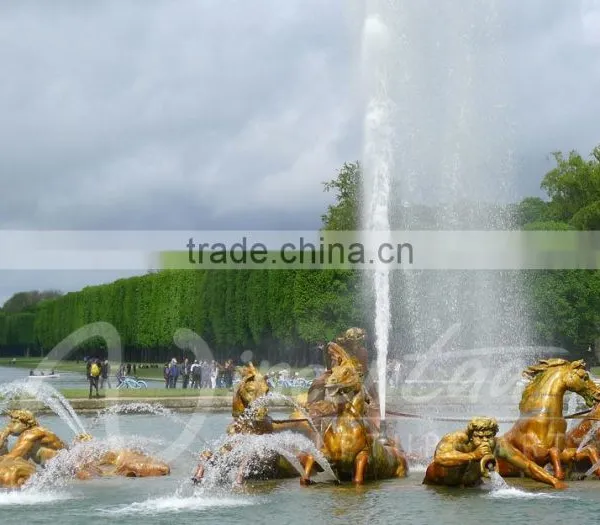 Outdoor Garden Decoration Horse Waterfall Fountain Statue Sculpture photo-4