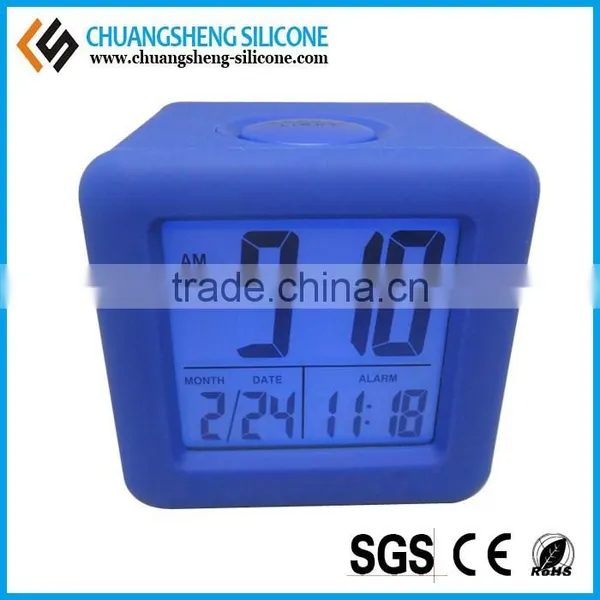 Candy Color Lovely Shape Alarm Clock, Square Shaped Clock, Cube Alarm Clock photo-2