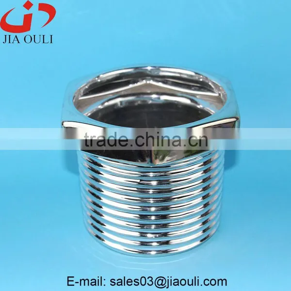 Fashion Design Silver Ceramic Plant Pots photo-3