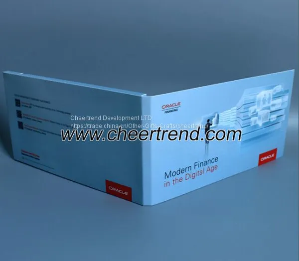 Popular A5 Size Advertising 5 Inch Lcd Screen Video Brochure Card,lcd Video Brochure,video Brochure Card photo-3