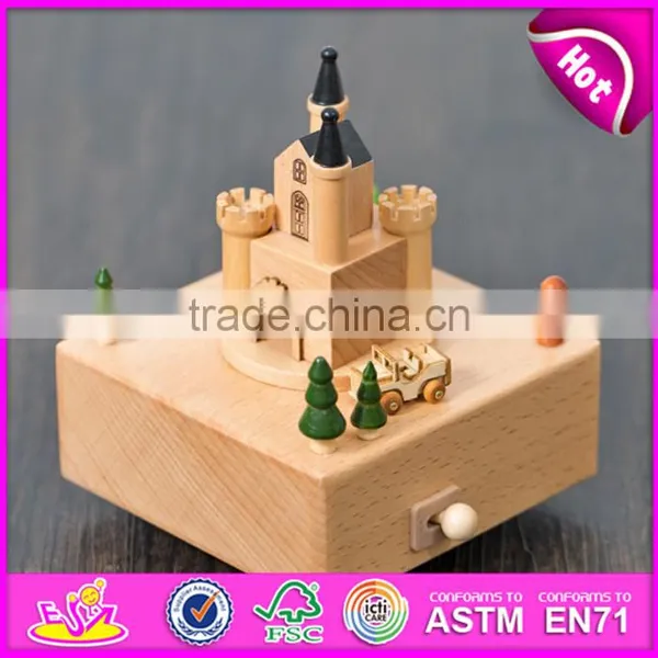 Customize Lovely Gifts Wooden Baby Music Box W07B043 photo-4