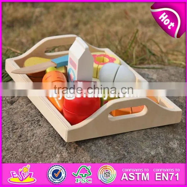 New Design Preschool Food Set Toys Wooden Kids Play Food W10B184 photo-4