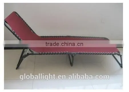 Steel Folding Sun Bed 3 Legs Sunbed Folding Chair photo-5