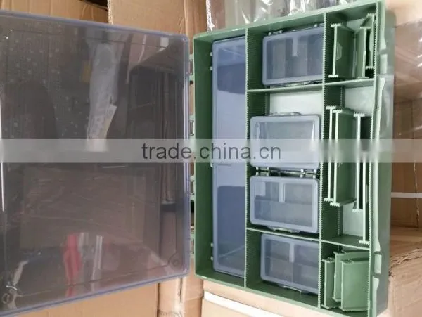 Large 7+1 Carp Fishing Tackle Box Storage System photo-3