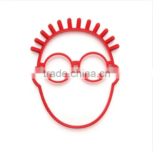 Clown Silicone Egg Shaper,funny Christmas Pancake Molds Cooking Egg Mold photo-2
