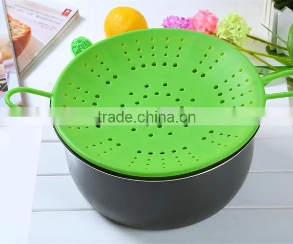 Kitchen Tools Silicone Steaming Rack Steamer Microwave Oven Drain Rack photo-2