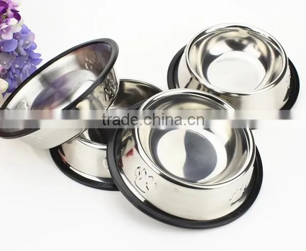 Eco-friendly Cheap Price Durable Dog Bowls Stainless Steel Feeders photo-5