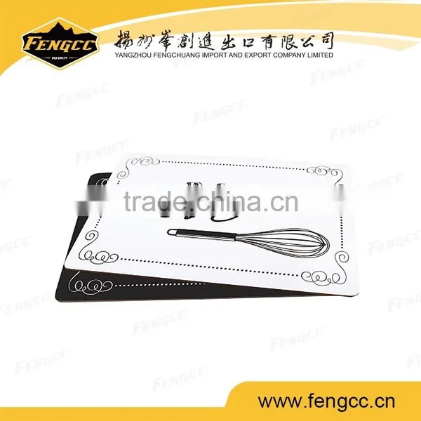 Promotional Custom Print Wood Mat With Metal Clip photo-6