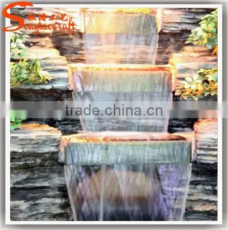 Prefab Wholesale Indoor Fountains Wall Artificial Waterfalls for Home Add to My Favorites photo-6