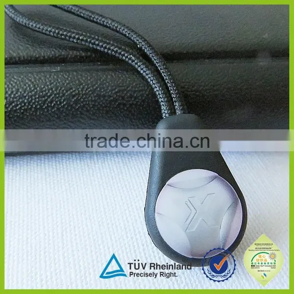 Various Style Custom Made Leather and Metal Material Zipper Puller photo-2