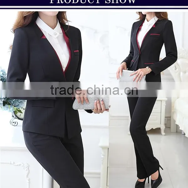 2017 Hot Sale Ladies Suits Office Uniform Designs for Women photo-5