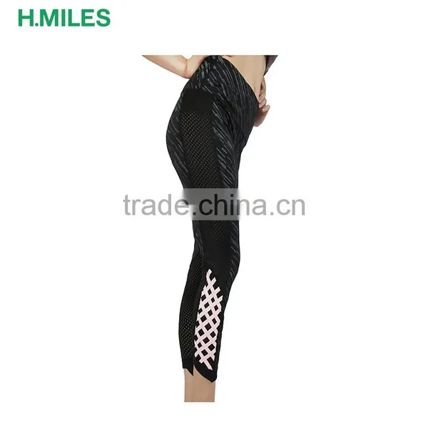 Reflactive Female Gym Tights High Waist Leggings for Women Fitness photo-2